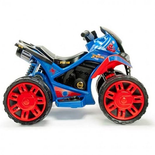 Injusa The Beast SpiderMan Quad Eléctrico 12V Azul