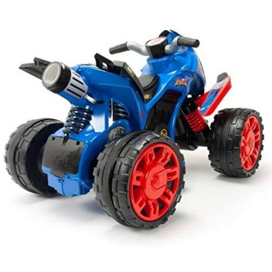 Injusa The Beast SpiderMan Quad Eléctrico 12V Azul