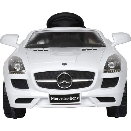 RunRunToys Mercedes Benz SLS Coche Eléctrico 12V Blanco