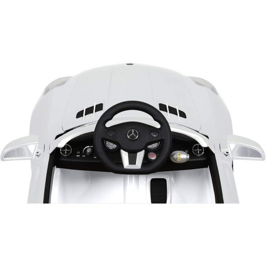 RunRunToys Mercedes Benz SLS Coche Eléctrico 12V Blanco