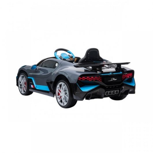 RunRunToys Bugatti Divo Coche Eléctrico 12V Negro