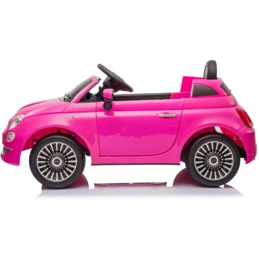 RunRunToys Fiat 500 Coche Eléctrico 12V Rosa