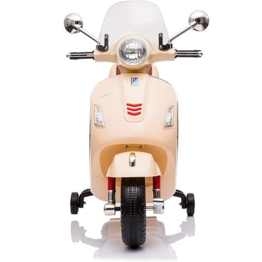 RunRunToys Vespa Primavera Moto Eléctrica 12V Marrón
