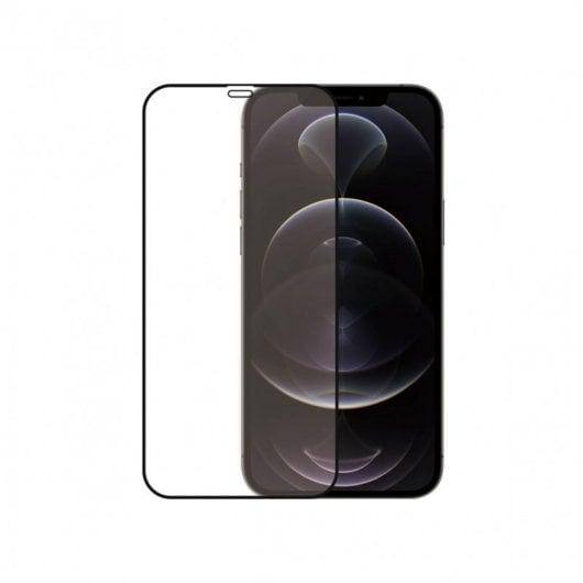 Panzer Glass Protector de Pantalla Antibacterial para iPhone 12/12 Pro Negro