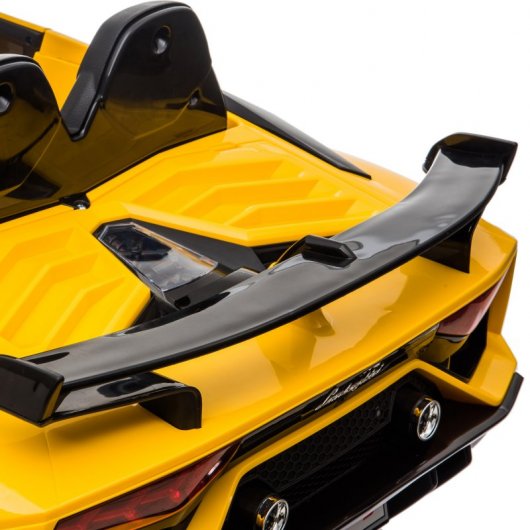 HomCom Lamborghini SVJ Coche Eléctrico Amarillo
