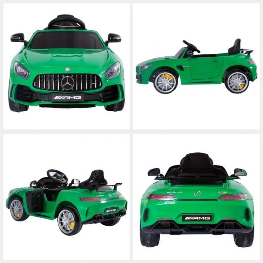 HomCom Mercedes-AMG Coche Eléctrico Verde