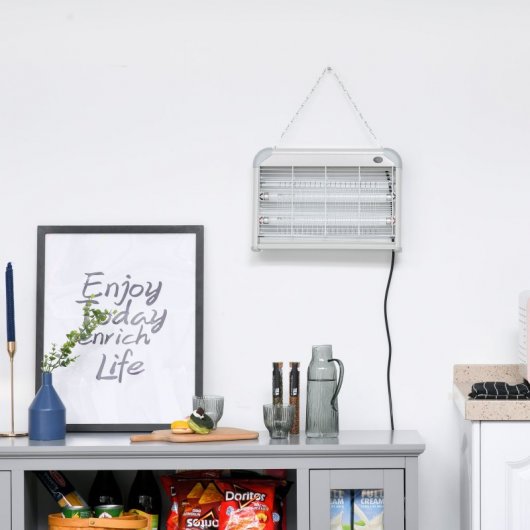 Outsunny Lámpara Mata Insectos 20W