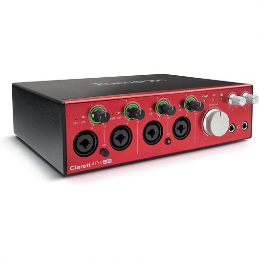 Focusrite Clarett 4 Pre Interfaz de Audio USB MIDI