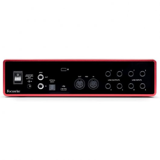 Focusrite Scarlett 18i8 Interfaz de Audio