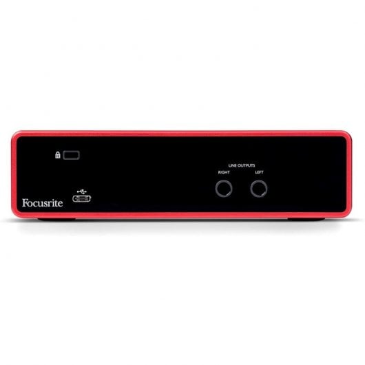 Focusrite Scarlett 2i2 Studio Pack de Interfaz de Audio + Micrófono Condensador + Auriculares