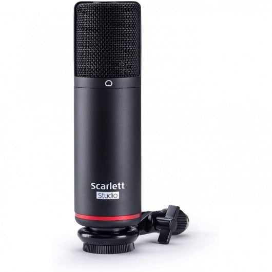 Focusrite Scarlett 2i2 Studio Pack de Interfaz de Audio + Micrófono Condensador + Auriculares