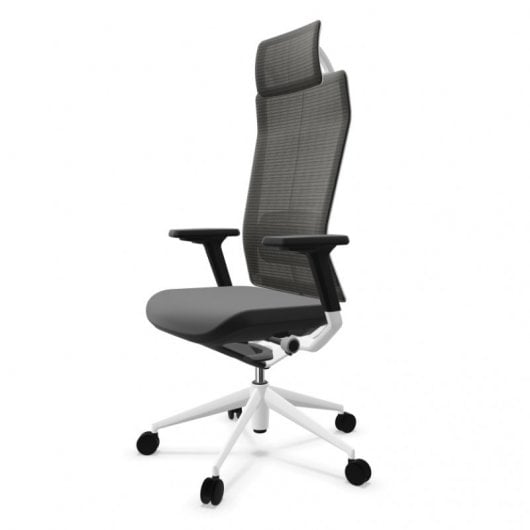 Chaise de bureau Actiu TNK Flex blanc/noir noir