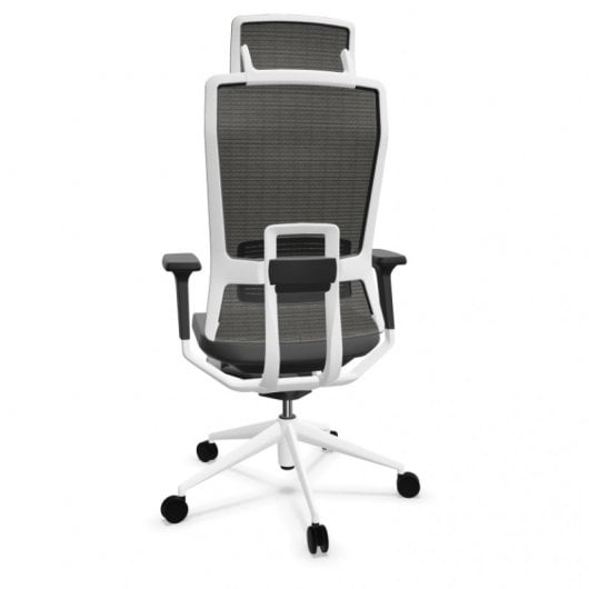 Chaise de bureau Actiu TNK Flex blanc/noir noir