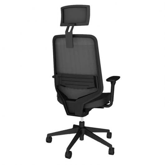 Forma 5 Dot Pro Silla de Oficina con Cabezal Negra