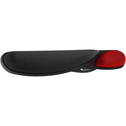 Genesis MW44 Reposamuñecas Negro/Rojo