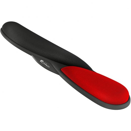 Genesis MW44 Reposamuñecas Negro/Rojo