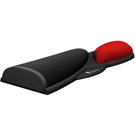 Genesis MW44 Reposamuñecas Negro/Rojo