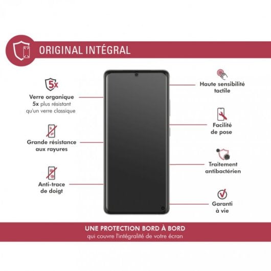 Force Glass Protector Vidrio Orgánico para Samsung Galaxy S21 Ultra 5G