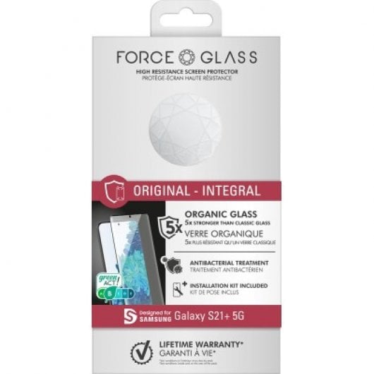 Force Glass Protector Vidrio Orgánico para Samsung Galaxy S21 Plus