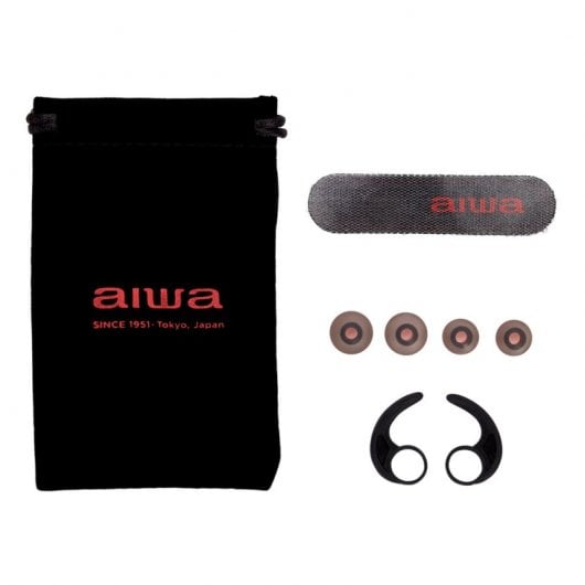 Aiwa ESTBT-400 Auriculares Bluetooth Negros