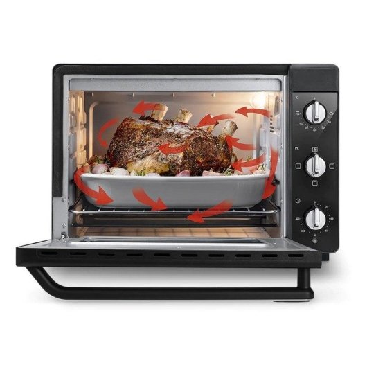 Tischbackofen DeLonghi EO40112.BK 40L 2000W Grill Schwarz