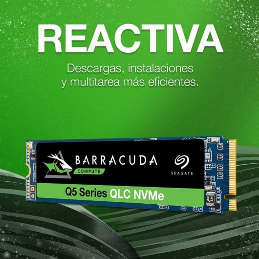 Seagate Barracuda Q5 500GB SSD M.2 NVMe PCIe Gen3