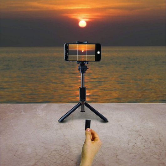 Celly Click Propod Tripod Monopod Bluetooth Negro