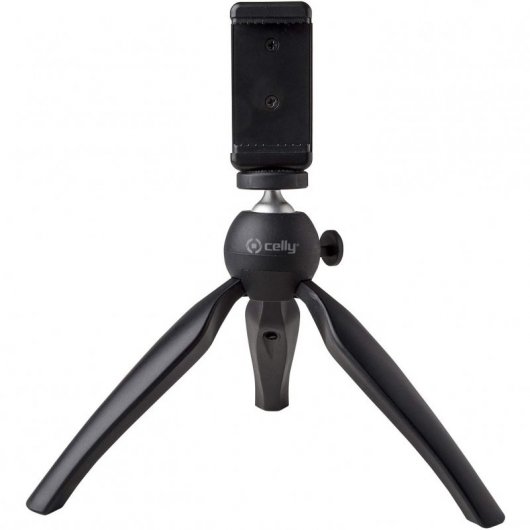 Celly ClickTri Trípode para Smartphone hasta 6.2" Negro