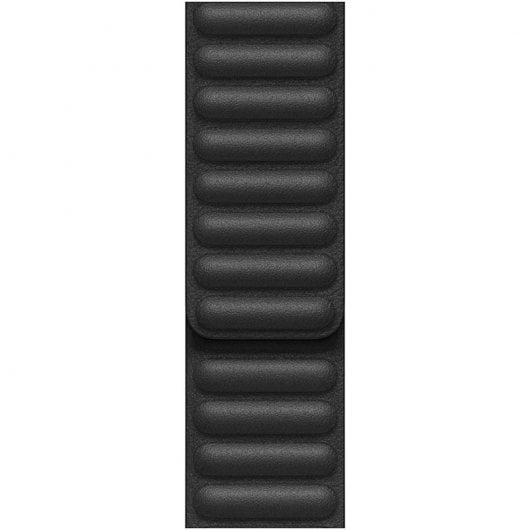 Apple Correa Eslabones de Piel Negra 44mm para Apple Watch