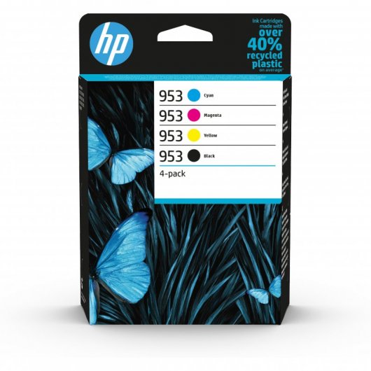 HP 953 Cartucho de Tinta Original Tricolor + Negro