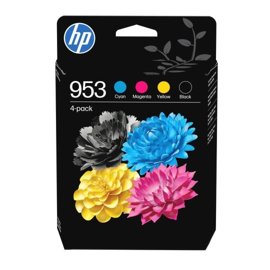 Cartuccia per Stampanti HP 953 Tricolor + Nero Originale