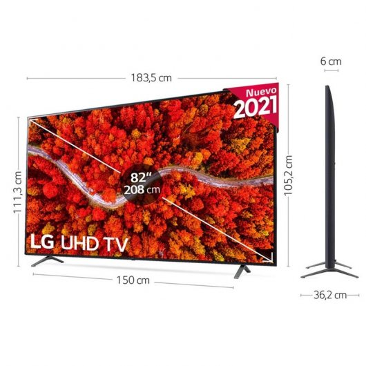LG 82UP80006LA 82" LED UltraHD 4K HDR10