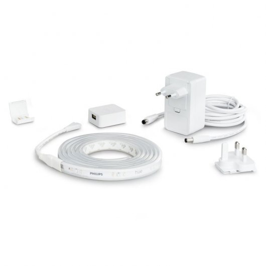 Philips Hue Pack Lightstrip Plus Tira LED RGB com Alimentador 2m + Ponte de Conexão