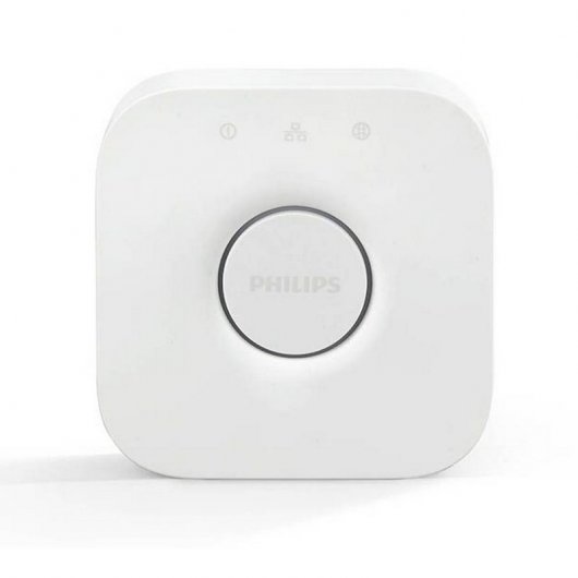 Philips Hue Pack Iris Lámpara de Mesa LED RGB +  Puente de Conexión