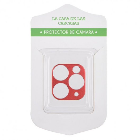 Protector de Cámara Metálico para iPhone 11 Pro Max Roja