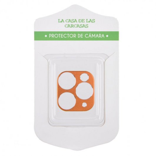 Protector de Cámara Metálico para iPhone 11 Pro Max Naranja