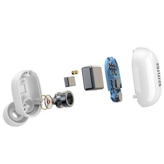 Aiwa EBTW-150 Casque Bluetooth Blanc