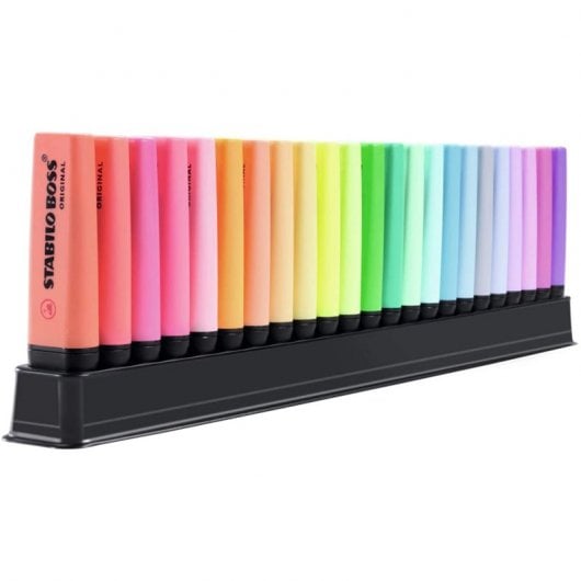 STABILO Boss Original Pack de 23 Marcadores Fluorescentes Colores Surtidos