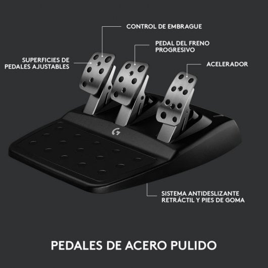 Logitech Pack G923 Volante e pedali per PS4/PS5/PC + Driving Force Shifter