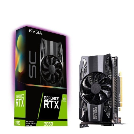 Grafikkarte EVGA GeForce RTX 2060 SC OVERCLOCKED 6GB GDDR6