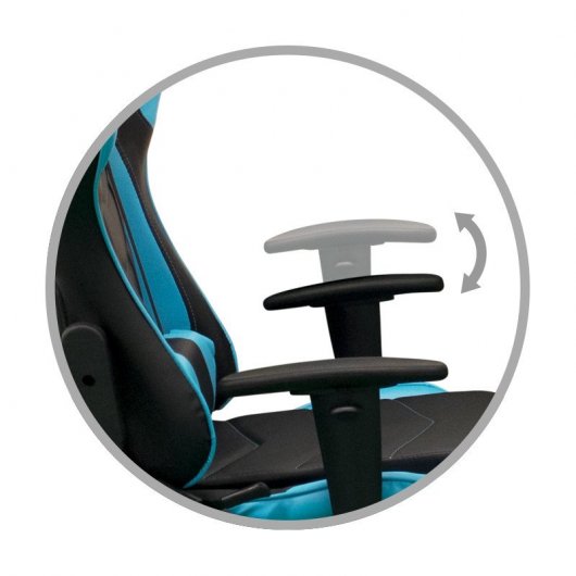 Regalos Miguel DXR Silla Gaming Azul Claro