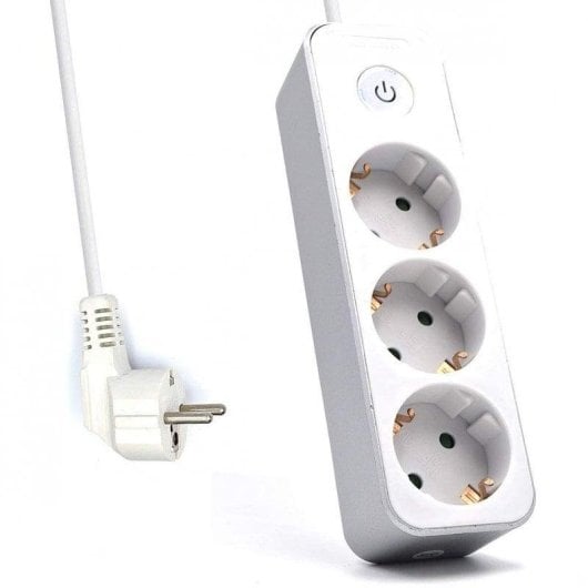 Régua de tomadas Welly Enjoy It WY13163 3 tomadas Schuko proteção infantil interruptor
