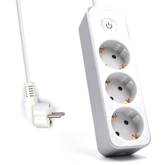 Régua de tomadas Welly Enjoy It WY13163 3 tomadas Schuko proteção infantil interruptor