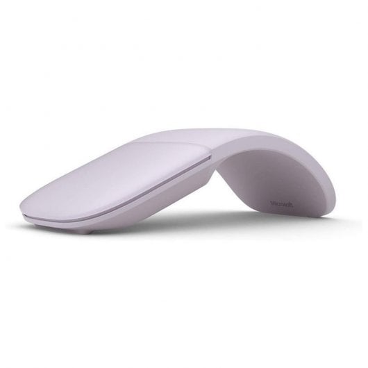Microsoft Arc Mouse Ratón Óptico Inalámbrico Bluetooth Lila