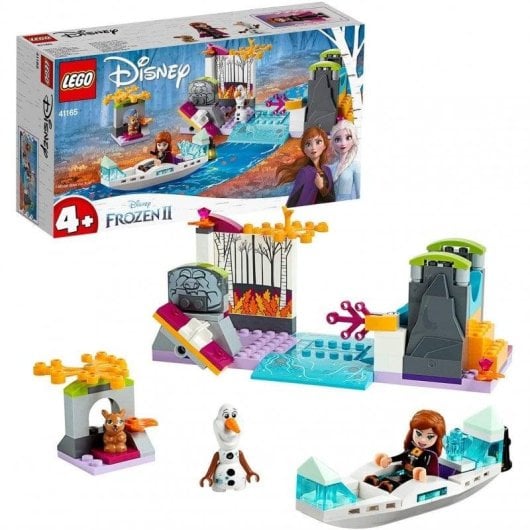 LEGO Disney Frozen II Expedição de Canoa da Anna 41165 108 peças