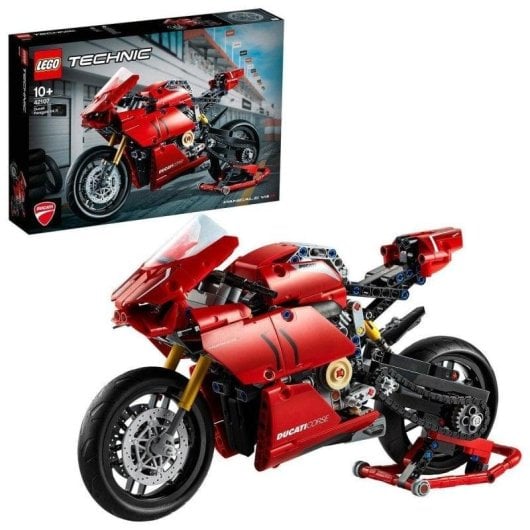 Kit de construcción de motocicleta de juguete LEGO® Technic 42107 Ducati Panigale V4 R (646 piezas)