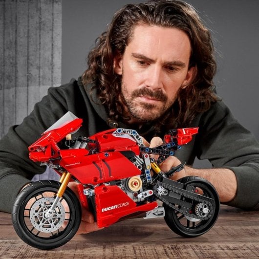 Kit de construcción de motocicleta de juguete LEGO® Technic 42107 Ducati Panigale V4 R (646 piezas)