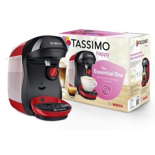 Bosh Tassimo Happy Cafetera Multibebida Roja