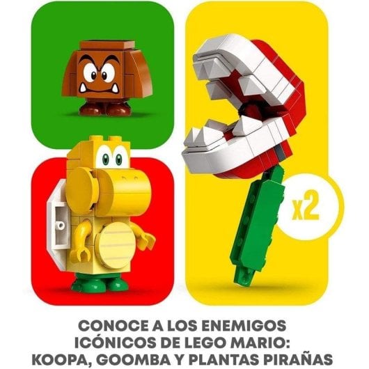 LEGO Super Mario Set d’Extension Superderrape de la Plante Piranha 71365 217 pièces