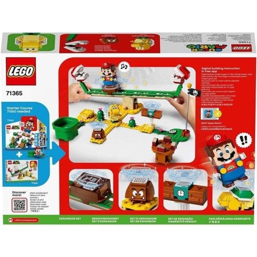 LEGO Super Mario Set d’Extension Superderrape de la Plante Piranha 71365 217 pièces
